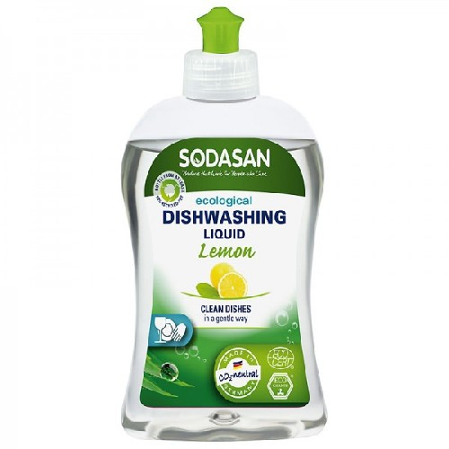 Detergent Lichid Ecologic pentru Vase cu Lamaie 500ml Sodasan [2]