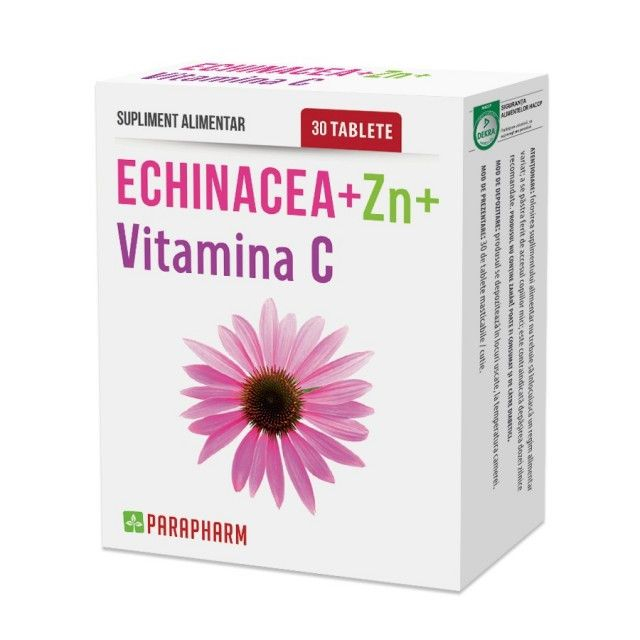 Echinaceea + Zinc + Vit C 30tab Parapharm [2]