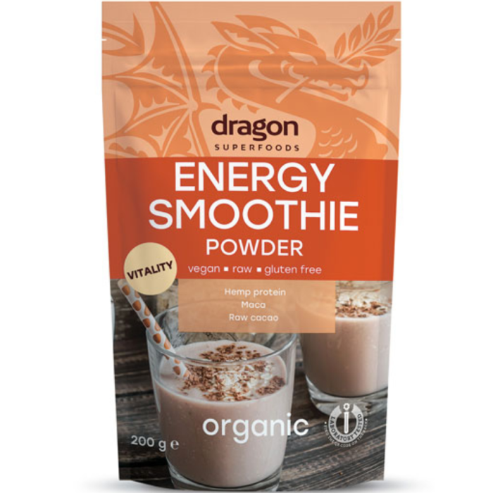 Energy Mix Pulbere Raw Bio 200gr (Canepa, Cacao Raw, Maca) [2]