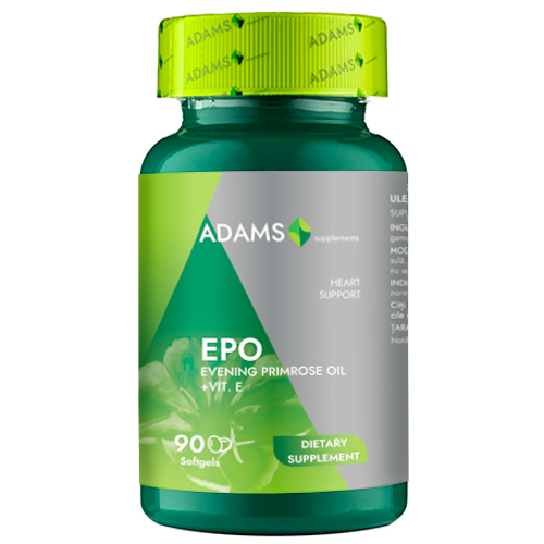 EPO 1000mg, 90cps, Adams Supplements [2]