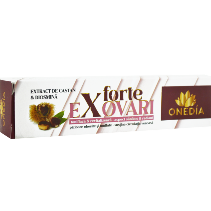 Exovari Forte Emulgel Extract de Castan si Diosmina 100ml Onedia [2]