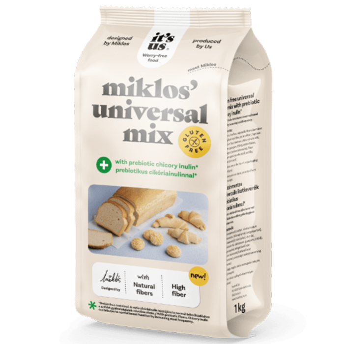 Faina Amestec Universal fara Gluten cu Inulina din Cicoare Miklo [3]