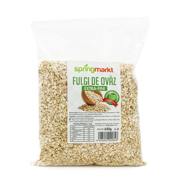 Fulgi de ovaz 650gr Springmarkt [2]