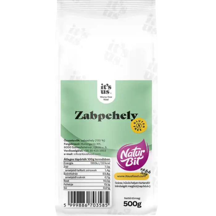 Fulgi de Ovaz fara Gluten 500g Naturbit [2]