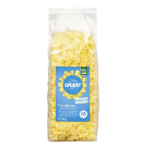 Fulgi de Porumb fara Sare, zahar si gluten Bio 250g Davert [2]