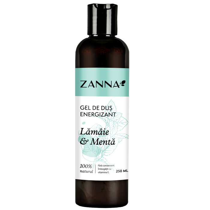 Gel de dus Energizant cu Lamaie si Menta, 250ml, Zanna [2]