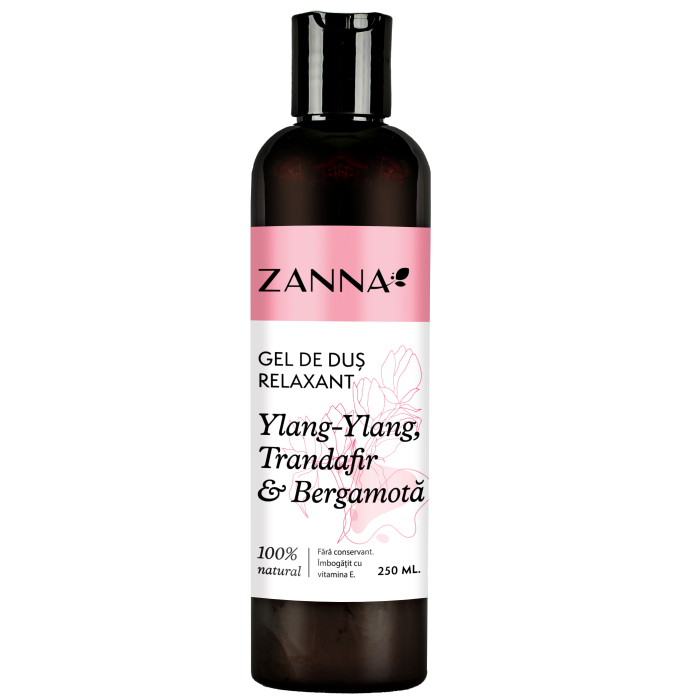 Gel de dus Relaxant cu Ylang-Ylang si Bergamota, 250ml, Zanna [2]