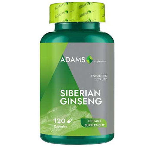 Ginseng Siberian 1000mg 120cps, Adams [2]