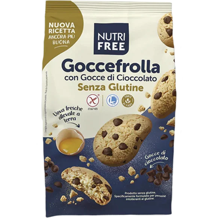 Goccefrolla Biscuiti cu Bucati de Ciocolata fara Gluten 300gr Nutrifree [2]