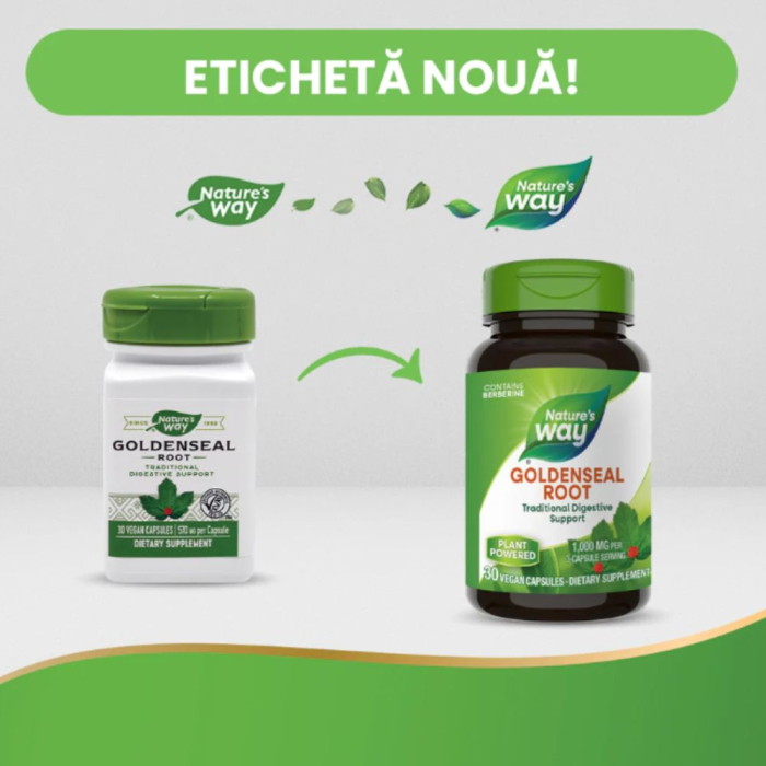 Goldenseal 570mg, 30cps, Natures Way [2]