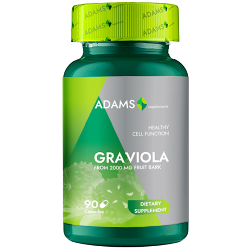 Graviola 500mg, 90cps, Adams Supplements [2]