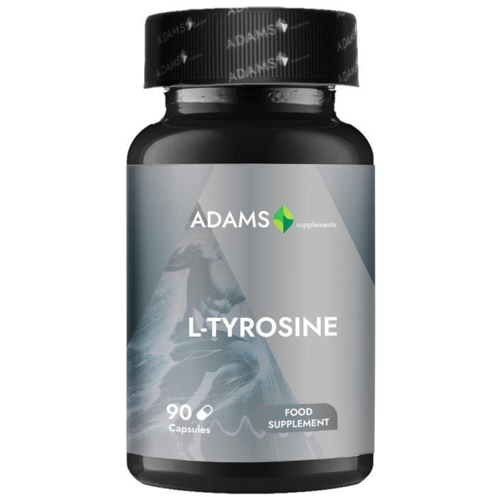 L-Tyrosine 500mg, 90cps, Adams Supplements [2]