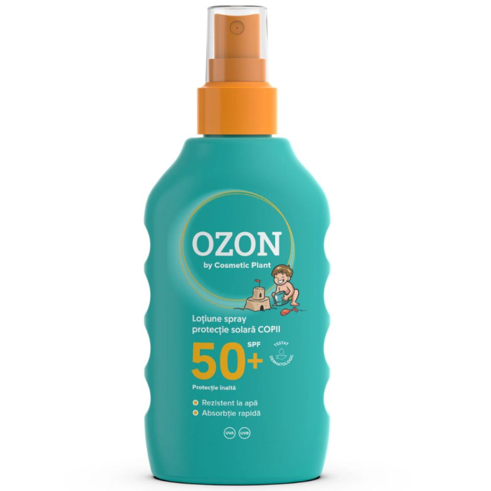 Lotiune Spray Protectie Solara Copii Spf50 Ozon 200ml Cosmetic Plant [2]