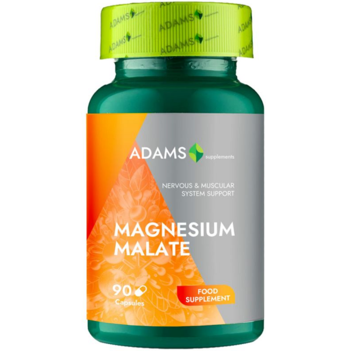 Magneziu Malate, 90cps, Adams Supplements [3]