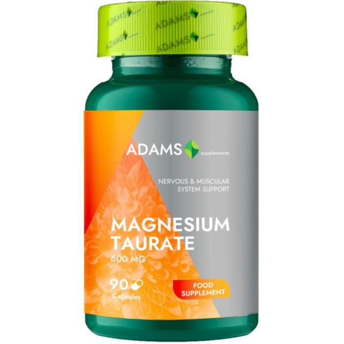 Magneziu Taurate, 90cps, Adams Supplements [2]