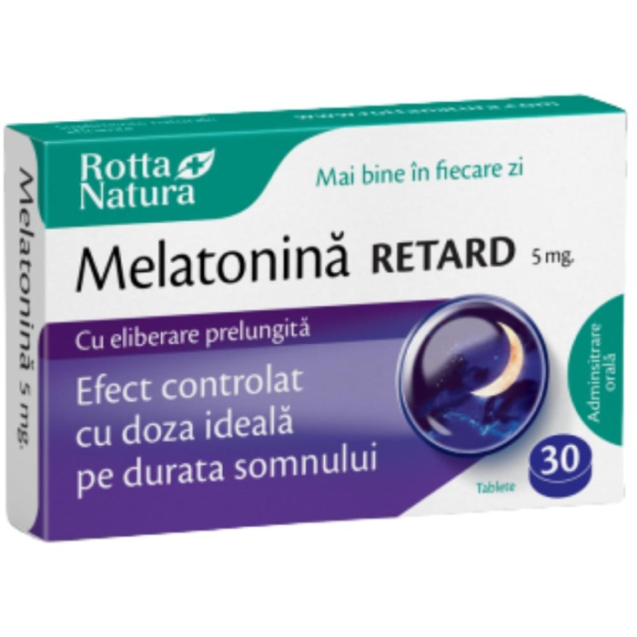 Melatonina Retard 5mg, 30 cps, Rotta Natura [2]