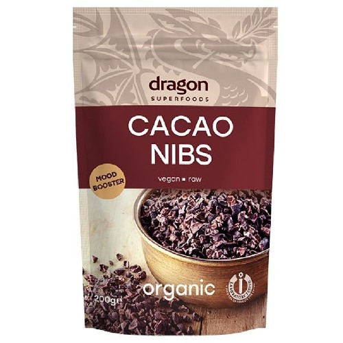 Miez din Boabe de Cacao Bio (Cacao Nibs) 200gr [2]