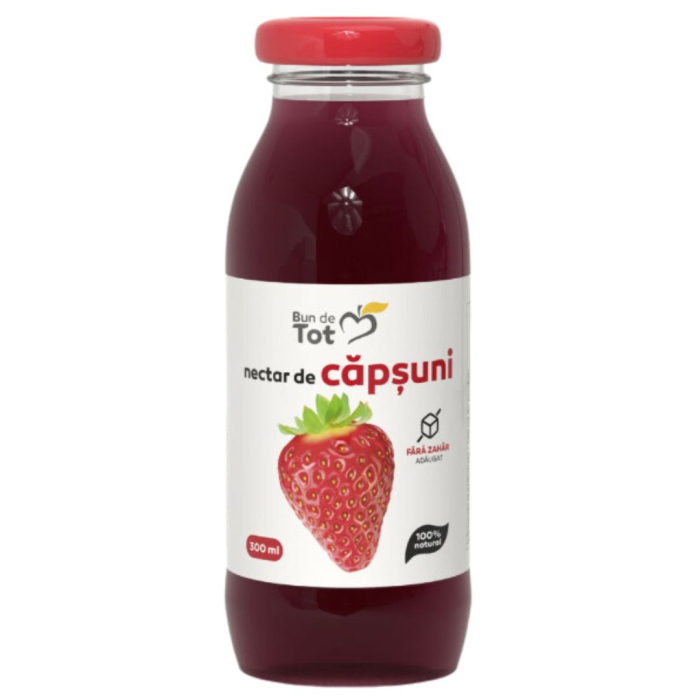 Nectar de Capsuni, fara zahar, SGR, 300ml, Bun de Tot [2]