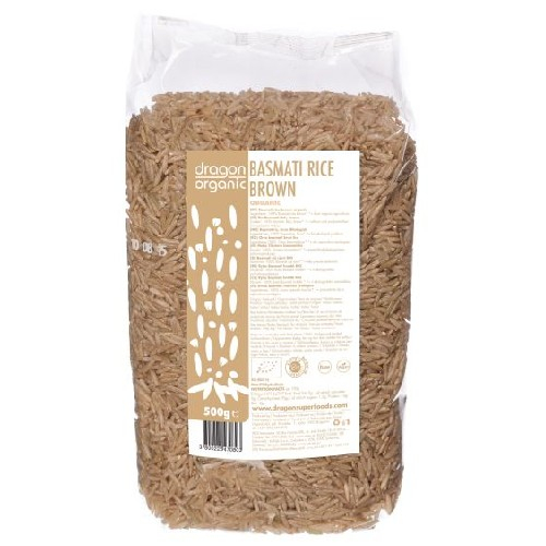 Orez Basmati Brun Bio 500g Dragon Superfoods [2]