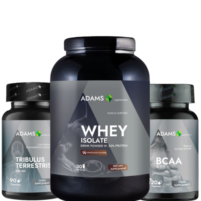 Pachet Izolat Ciocolata, Tribulus, BCAA [2]