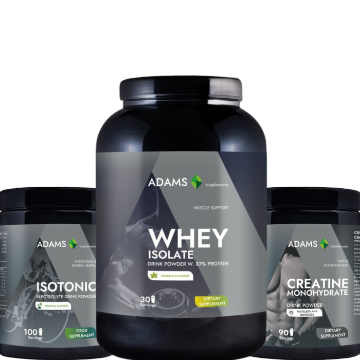 Pachet Izolat Vanilie, Creatina, Isotonic [2]