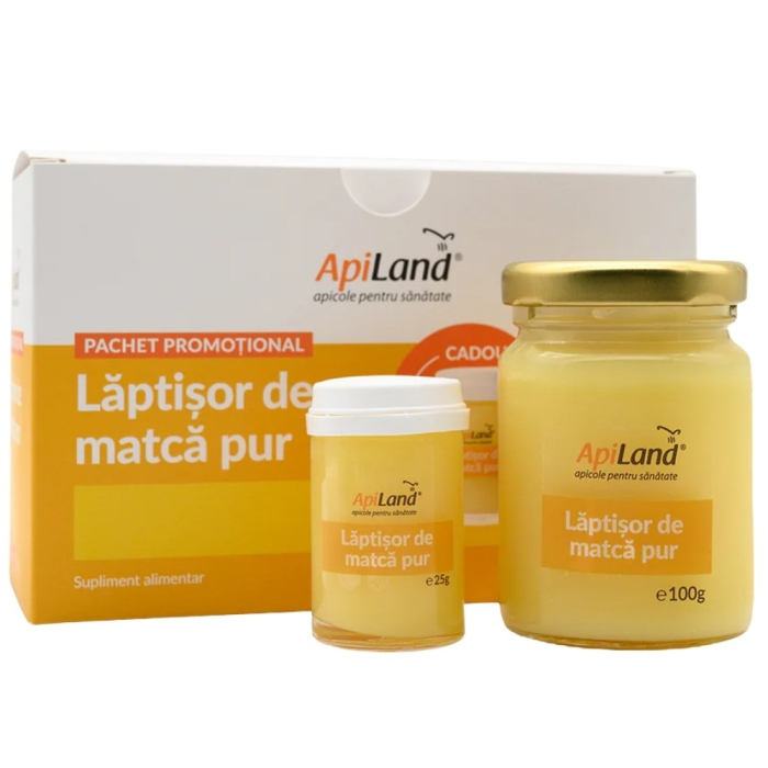 Pachet Laptisor Matca Pur, 100g+25g, Apiland [3]