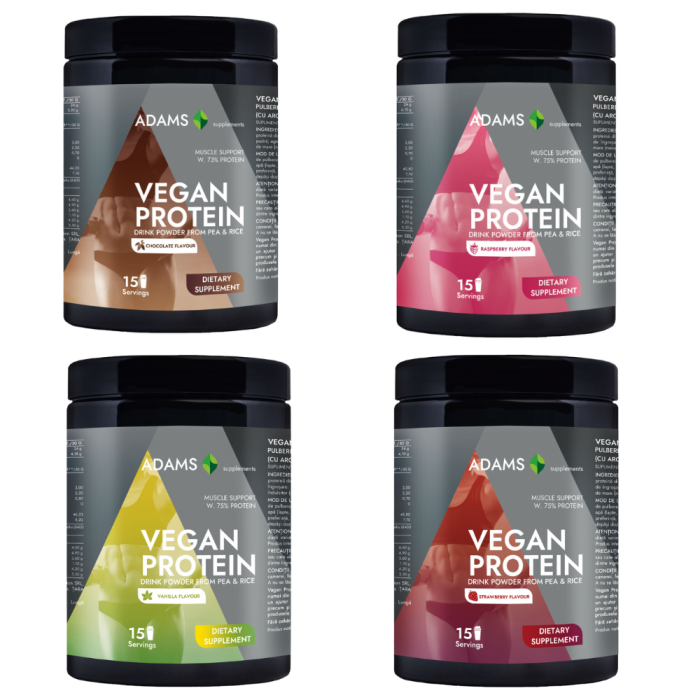 Pachet Variety Box Proteina Vegana - Adams Supplements [2]