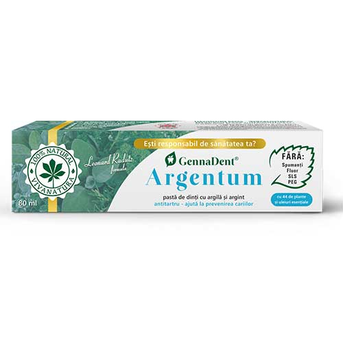 Pasta De Dinti Genadent Argentum 80ml Vivanatura [2]