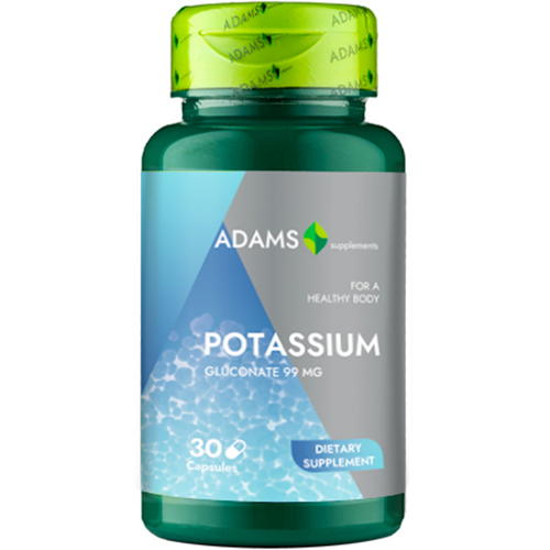 Potassium 99mg, 30cps, Adams Supplements [2]