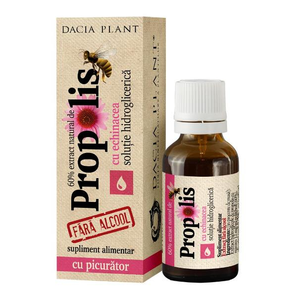 Propolis cu Echinacea fara alcool cu picurator 20ml Dacia Plant [2]