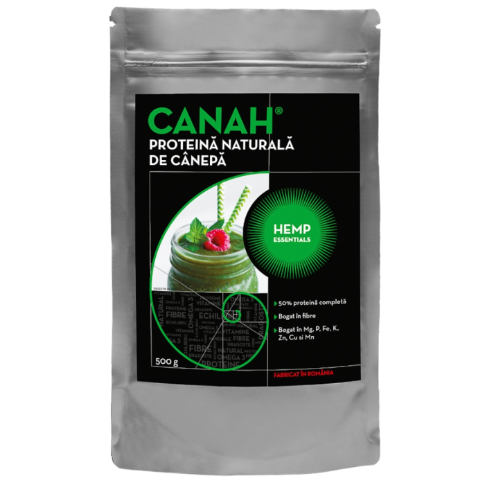 Proteina naturala de Canepa, 500g, Canah [2]