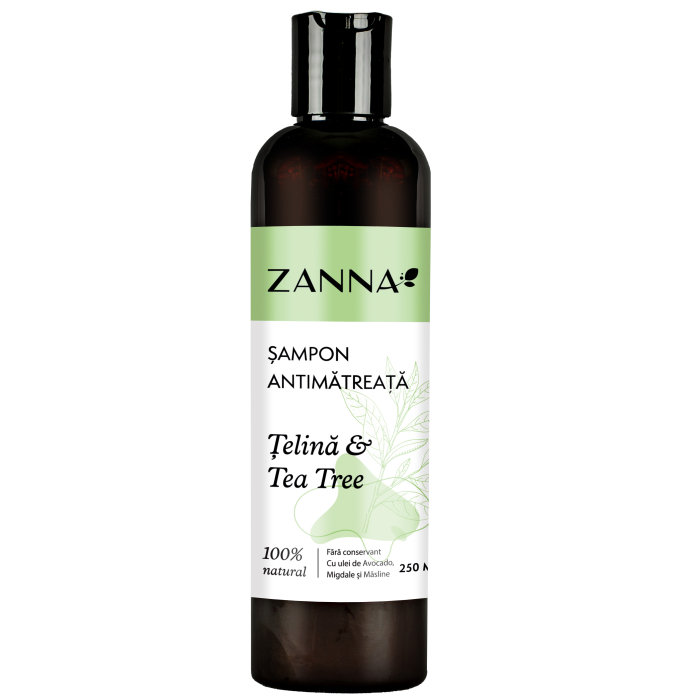 Sampon Antimatreata cu extract Telina si Tea Tree, 250ml, Zanna [2]