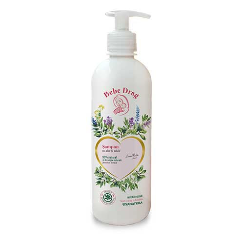 Sampon Bebe Drag Cu Aloe si Salvie Viva Natura 500ml [2]