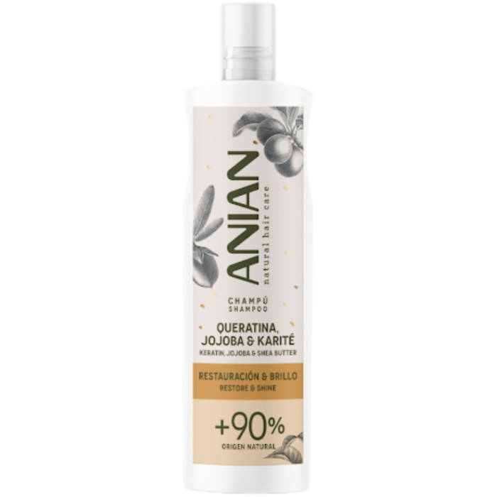 Sampon Keratin, Jojoba & Ulei de Shea, 400ml, Anian [2]