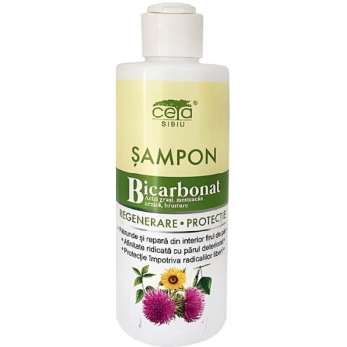 Sampon Regenerare Protectie Bicarbonat 200ml, Plafar Ceta [2]