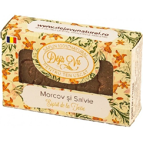 Sapun Natural cu Morcov & Salvie 90gr Deja Vu [2]