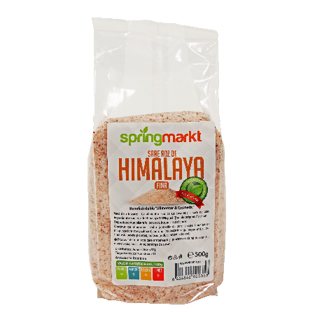 Sare roz de Himalaya, fina, 500 g, Springmarkt [2]