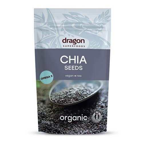 Seminte de Chia Raw Bio 200gr Dragon Superfoods [2]
