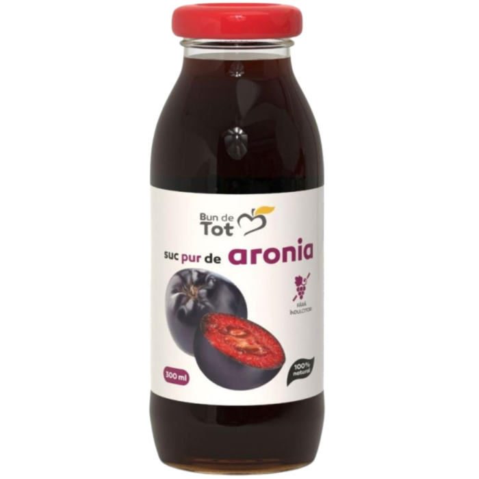 Suc Pur de Aronia fara Indulcitor 300ml Dacia Plant [2]