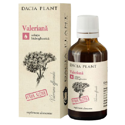Tinctura Valeriana Fara Alcool 50ml Dacia Plant [2]