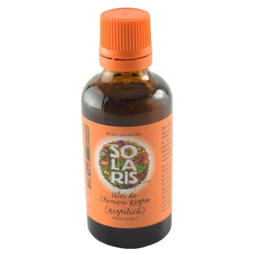 Ulei de Chimen Negru Presat la Rece 50ml Solaris [2]