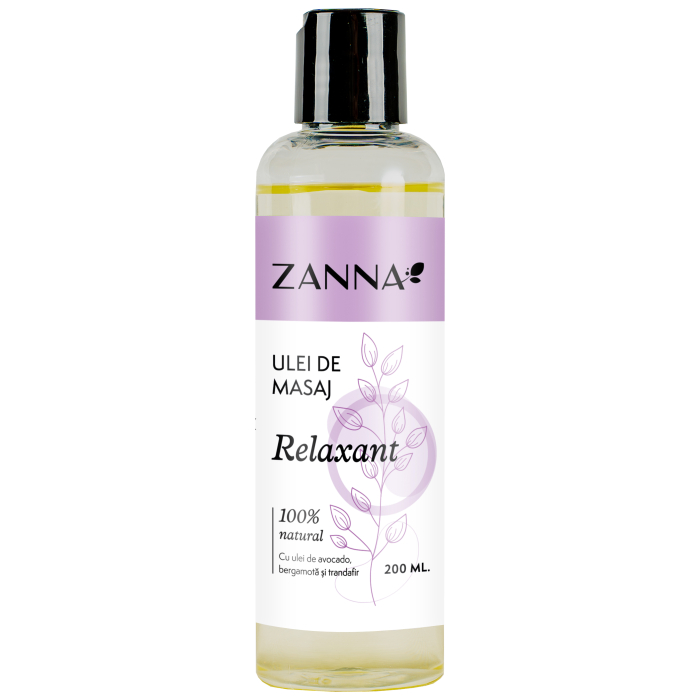 Ulei de masaj Relaxant cu Bergamota si Trandafir, 200ml, Zanna [2]