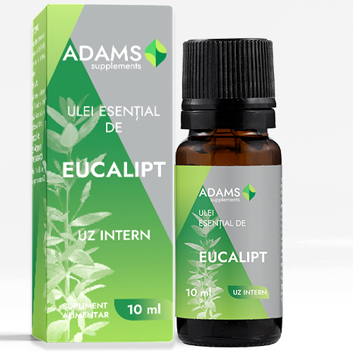 Ulei esential de Eucalipt, uz intern, 10ml, Adams Supplements [2]