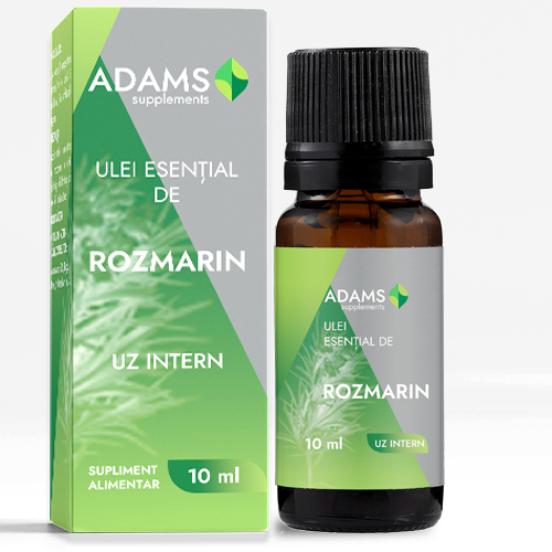 Ulei esential de Rozmarin, uz intern, 10ml, Adams Supplements [2]