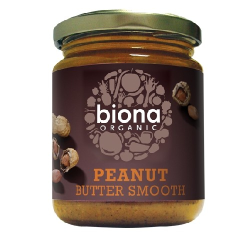 Unt de Arahide Smooth Fara Sare Bio 250gr Biona [2]