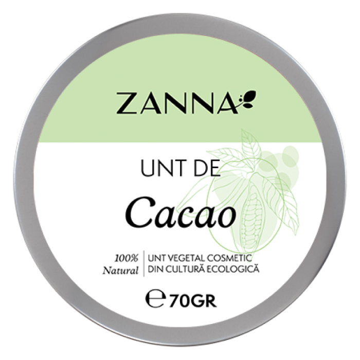 Unt de Cacao Bio, 70 g, Zanna [2]