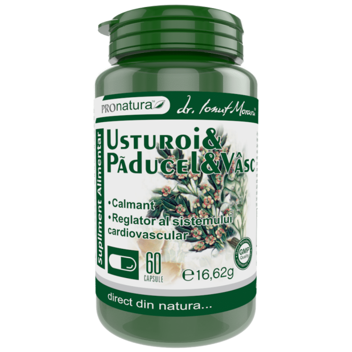 Usturoi & paducel & vasc 60cps Pro Natura [3]