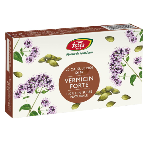 Vermicin Forte, D102, 20cps moi, Fares [2]
