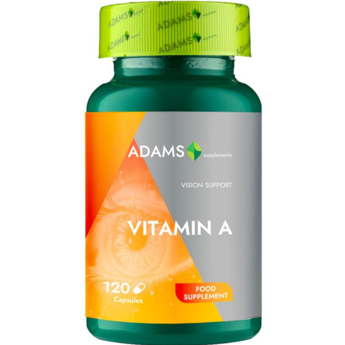 Vitamina A 10000 UI, 120cps, Adams Supplements [2]