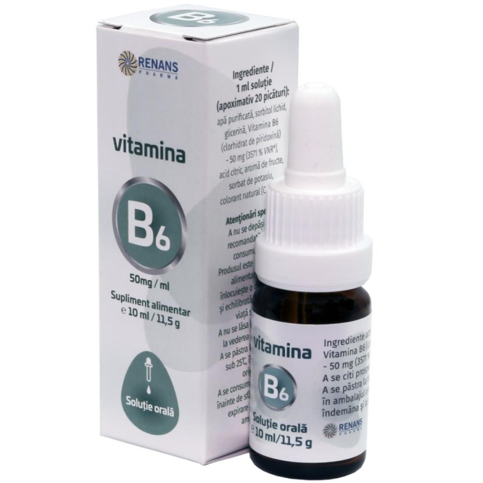 Vitamina B6 50Mg/ml, 10ml, Renans [2]